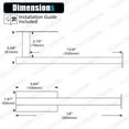 thumbnail image 2 of KOKOSIRI Paper Towel Holder Self-Adhesive Bar Under Cabinet for Kitchen Towel Polished Chrome Stainless Steel Wall Mounted Rack, B3012CH, 2 of 7