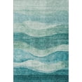 thumbnail image 2 of Addison Rugs Mayfield Premium Machine Washable Transitional Swirls Teal Rectangle Rug, 10' x 14', 2 of 6