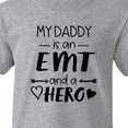 thumbnail image 4 of Inktastic My Daddy is an EMT and a Hero Youth T-Shirt, 4 of 5