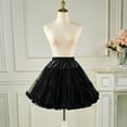 thumbnail image 6 of Women Tulle Petticoat, Soft Puffy Skirt, Elastic Waist Petticoat Tutu Tulle Skirt, Fluffy Skirt, Multi-Layer Party Puffy Skirt, 6 of 7