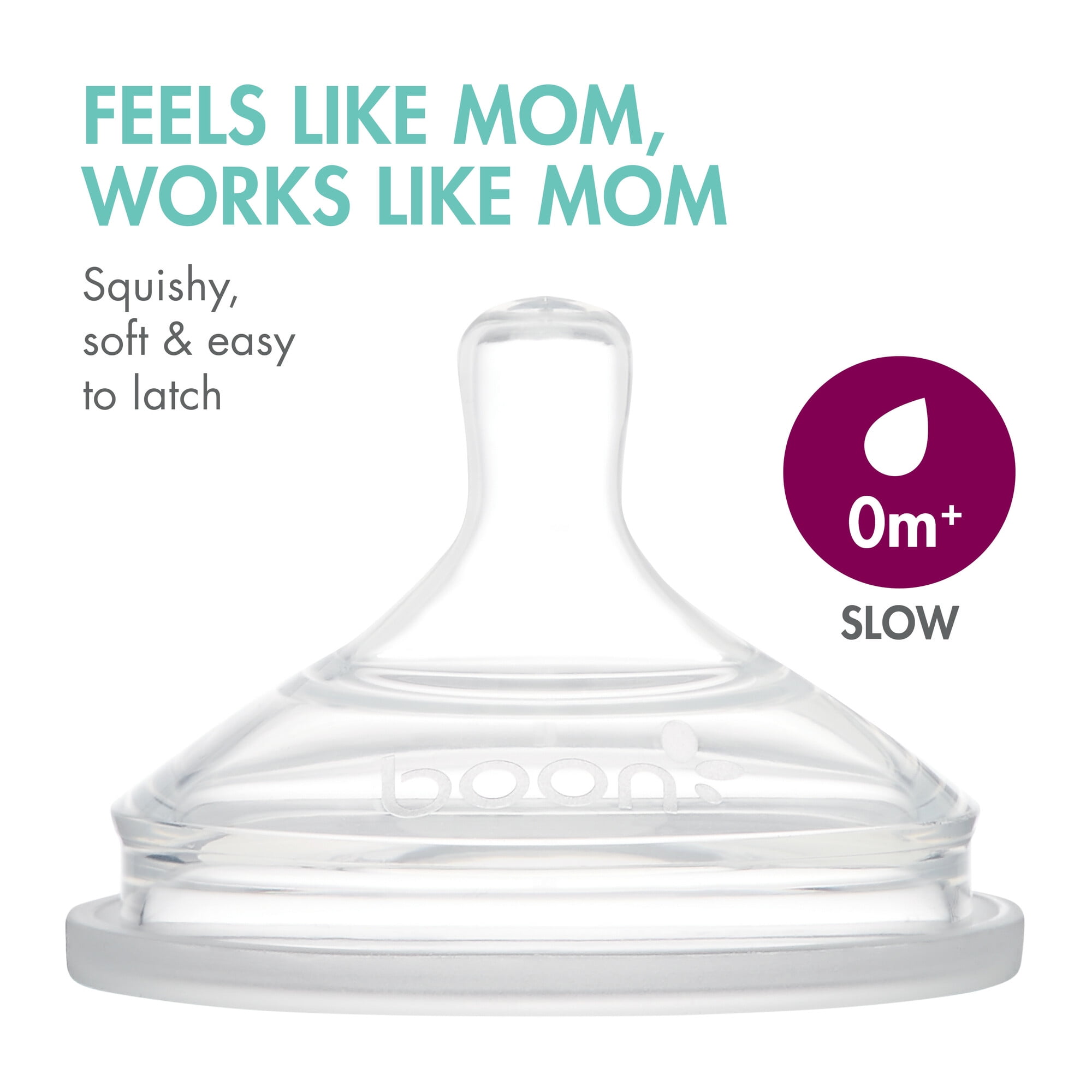 Boon NURSH® Reusable Silicone Pouch Bottles - 4oz - Mint (3pk)
