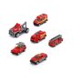 thumbnail image 1 of Coche de juguete, 6 piezas/juego 1/64 Mini vehículo de rescate contra incendios, regalo para niños, tecnología de vanguardia, 1 of 8
