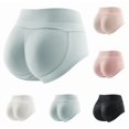 thumbnail image 6 of Low Back Shapewear Shorts for Women Tummy Control Butt Lifting Body Shaper Panties Underwear (White,L), 6 of 7