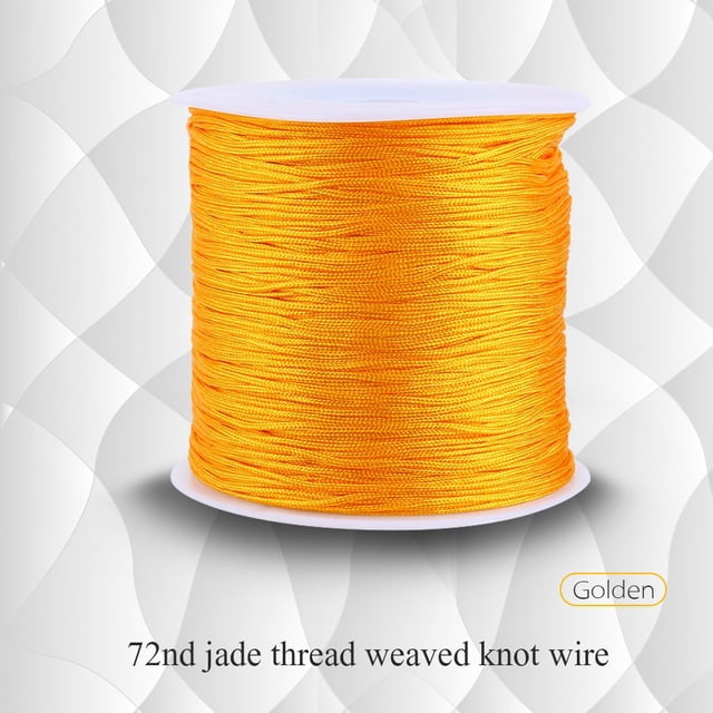 Knitting Rope,100M x 0.8mm Nylon Home Supplies Chinese Knot Cord Modern Innovation