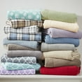 thumbnail image 4 of Comfort Classics Micro Fleece Sheet Set, Queen, Purple, 4 of 6