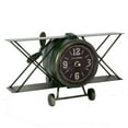 thumbnail image 1 of Hometime Metal Mantel Clock - Aeroplane Arabic Dial, 1 of 1