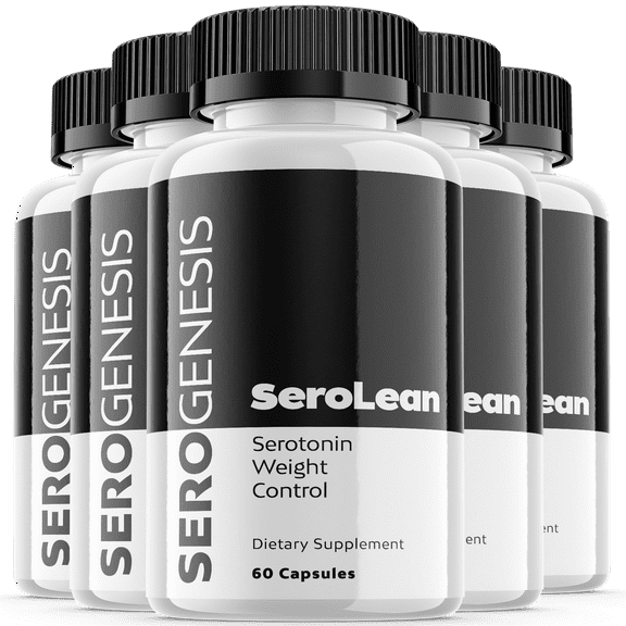 (5 Pack) Serogenesis - SeroLean - Keto Weight Loss Formula - Energy & Focus Boosting Dietary Supplements for Weight Management & Metabolism - Advanced Fat Burn Raspberry Ketones Pills - 300 Capsules