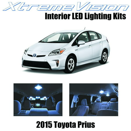 XtremeVision LED for Toyota Prius 2015 (10 Pieces) Cool White Premium Interior LED Kit Package+Installation Tool (update to 2016