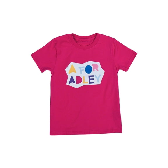 A FOR ADLEY Merch, Adley's Best Friends Forever Line BFF Craft Logo Youth Tee Shirt in Colors Handpicked by Adley (as1, Numeric, Numeric_8, Regular, Dark Pink)