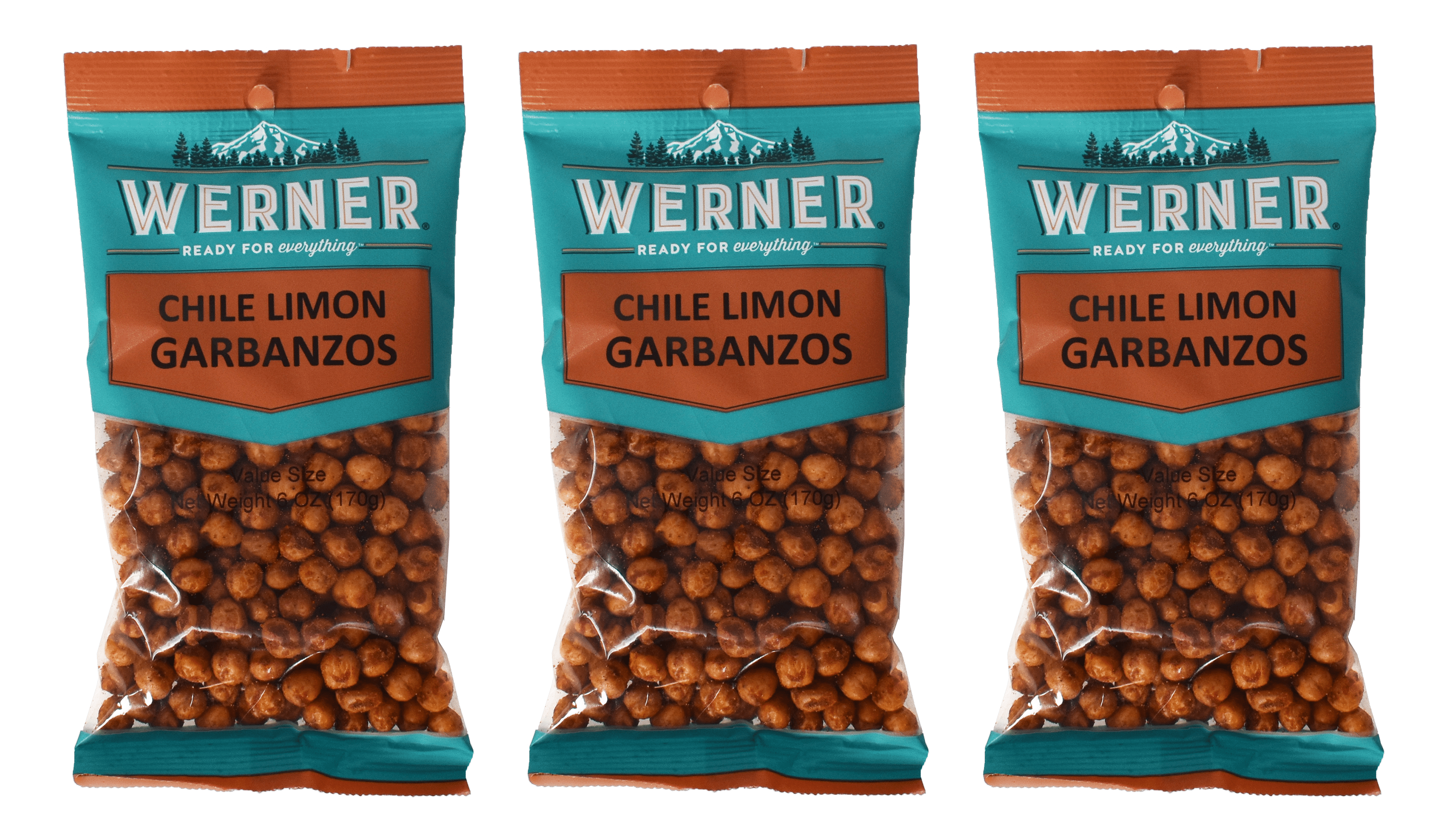 Gourmet Garbanzo Beans Con Chile Y Limon 6 oz. Bag (Pack of 3