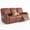 Red Brown, variant on Ileading Leather Look Recliner Chair Covers, 4-Pieces Stretch Recliner Cover, Soft Reclining Chair Slipcover, Washable Furniture Protector for Lazy Boy Recliner