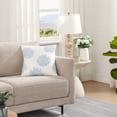 thumbnail image 3 of Coastal Living 18" x 18" Blue Coral 100% Cotton Decorative Throw Pillow for Couch or Bed, 3 of 9