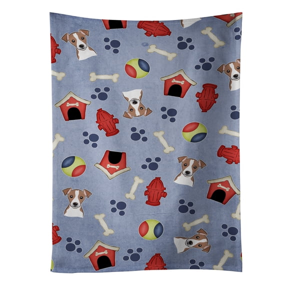Carolines Treasures BB4039KTWL Dog House Collection Jack Russell Terrier Kitchen Towel 15 X 28" multicolor