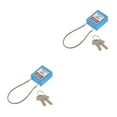 thumbnail image 3 of Cerradura de Aislamiento Wosthever de Acero Inoxidable 7 Colores 2 Piezas Azul, 3 of 6