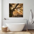 thumbnail image 6 of Wall Art Prints, Brown Trees Framed Canvas Prints for Bedroom Living Room Bathroom Office, Vintage Rustic Forest Nature Light Scenery Gallery Wrap Wall Art Poster for Gifts Home Decor 8"x8", 6 of 9