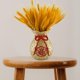 thumbnail image 5 of Resina Bag Florero, Decorativo Coleccionable Monedero Forma Artesanía para TV pequeña sala Boda Oficina Ramo Decoración de Tesoro de oro BLESIY Florero de la suerte, 5 of 7