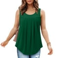 thumbnail image 4 of ZyeKqe Women Tank Tops Summer Sleeveless Top Scoop Neck Flowy Tunic or Tops to Wear with Leggings, 4 of 7