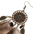thumbnail image 3 of 1 Par de Pendientes Colgantes de Aleación con Colgantes s étnicas Bohémie Vintage Hugo Pendientes bohemios para mujer, 3 of 10