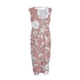 thumbnail image 4 of Puliio Summer Dresses for Women Sleeveless Round Neck Floral Print Loose Midi Casual Dress, 4 of 5