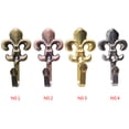 thumbnail image 3 of Injueey 1 par de ganchos de aleación de metal para cortinas, soporte para colgar, colgador de pared con borlas Tratamientos de ventanas bronce Injueey JJ18649-01, 3 of 6