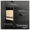 thumbnail image 6 of Prepac Sonoma 5-Drawer Bedroom Chest, Washed Black, 6 of 13