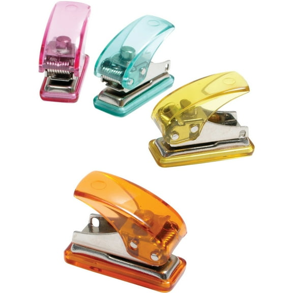 Mini Hole Punch, Assorted Colors