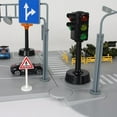 thumbnail image 3 of Feux Rouges Verts de Circulation Simulée avec Son Kits de Construction de Rue Noir, 3 of 8