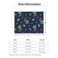 thumbnail image 2 of Throw Blanket for Couch, Dinosaur Astronaut Space -E Super Soft Fuzzy Comfy Warm Throw Blanket, Cuteness Lightweight Cozy Plush Flannel Blanket & Throws for Sofa and Bed All Season, 2 of 5