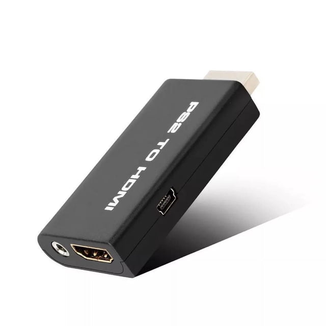 PS2 A HDMI, PS2 A HDMI, juego A HDMI con convertidor de audio y video