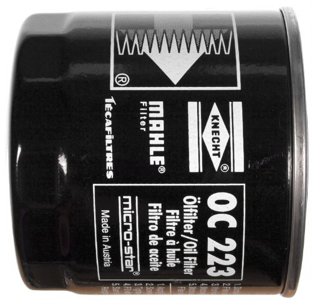 MAHLE OC 223 Engine Oil Filter Fits select: 1989-1993 JEEP WRANGLER / YJ, 1987-1988 JEEP WRANGLER