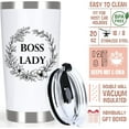 thumbnail image 5 of Boss Gifts for Women, Mother's Day Gifts for Women, Boss Lady Gift Tumbler - Thank You Gift for Boss Lady Tumbler Cup 20oz, 5 of 6