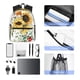 thumbnail image 4 of Fotbe Sunflowers Leaves And Birds Mochila Ligera Casual para Laptop para Hombres y Mujeres, Mochila Impermeable de Uso Diario, Mochila para Universidad, 4 of 6