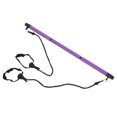 thumbnail image 4 of Barra De Pilates, 20 Libras De Fuerza De Tracción, Barras De Tracción De Yoga, Cubierta De Espuma Multifunción Portátil Para Culturismo OTVIAP Púrpura, 4 of 8