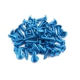 thumbnail image 1 of 50Pcs 5mm Tornillos Auto Roscantes de Cabeza Motocicleta Azul Universal Cruceta Circular, 1 of 1