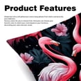 thumbnail image 2 of Flamingo Luxurious Velvet Throw Covers Pillow Inserts - Set of 2 Throw Pillows with Unique Patterns - 16x16, 18x18, 20x20 Inches for Home Decor and Gifts, 2 of 6