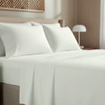 thumbnail image 1 of California Design Den 100% Cotton 4-Piece Queen Sheet Set - Ivory (Eggshell), 1 of 10