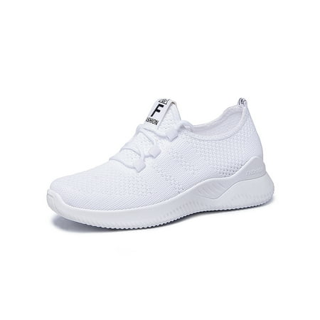 

Audeban Women s Trainers Solid Color Running Gym Jogging Lace Up Sports Sneakers Shoes