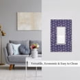 thumbnail image 7 of DouZhe 1-Gang Decorator/Rocker Wallplate, Blue Brick Wall Textured Decorative Wall Plates, 7 of 7
