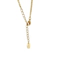 thumbnail image 5 of Collar con dije de trebol ZVEZDA malaquita chapa de oro 18k, 5 of 5