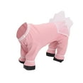 thumbnail image 2 of ibiyuan Dog Snowsuit with Attached Boots, 2026 New Pet Walking Legging Boots Waterproof Anti- Dog Snow Suit with Built in Boot Adjustable Suspenders for Outdoor Winter Snow Hiking,L, 2 of 7