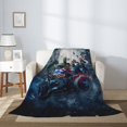 thumbnail image 4 of Manta de franela suave y cómoda del Capitán América, ligera y cálida, ideal para sofá cama de 101 x 76 cm., 4 of 8