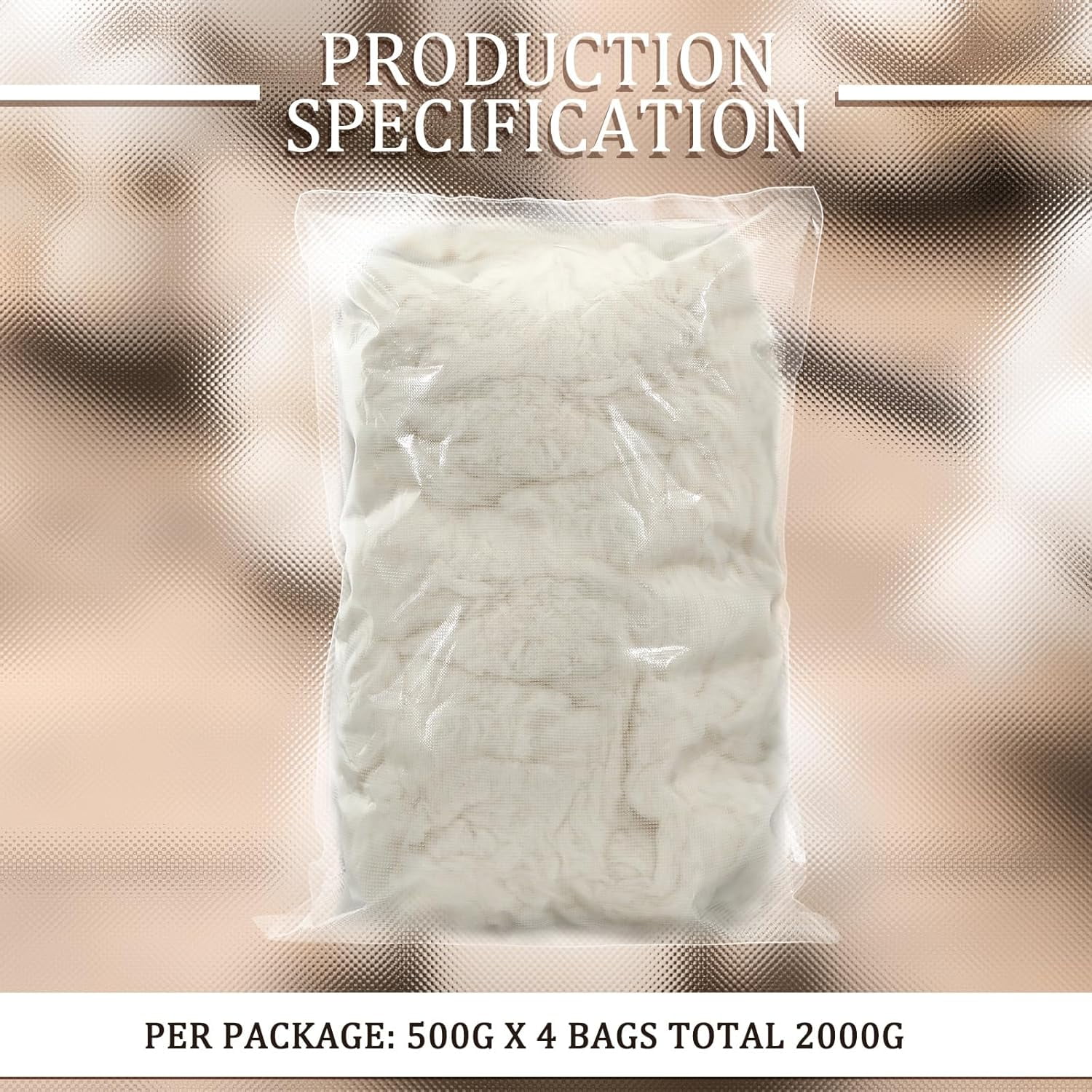 2000g/4.4lb Cotton Stuffing for Stuffed Animals Soft Pillow, Natural Cotton Fiber Filling Batting, for Toys, Cloud Decorations, and More