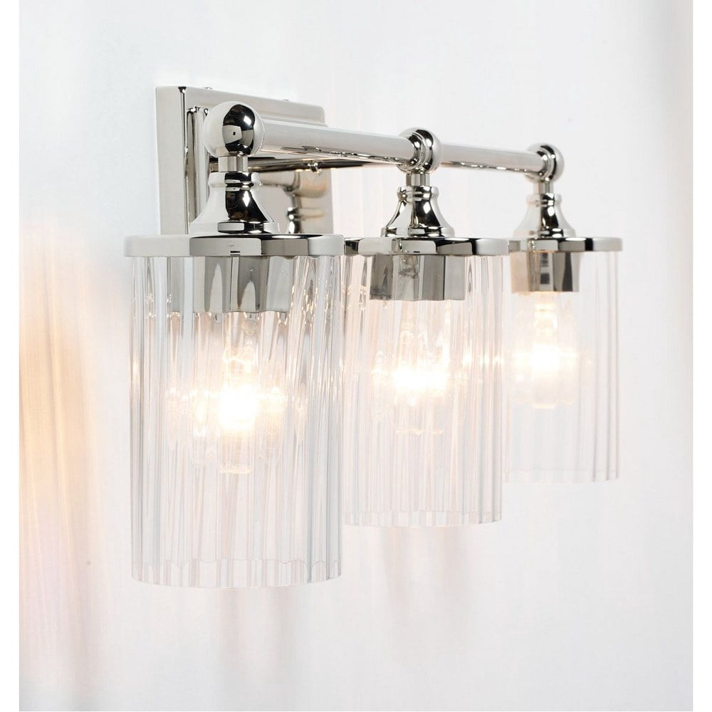 Capital Lighting - Camden - 3 Light Industrial Bath Vanity Approved for Damp