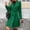 Green, variant on Women's Classic Double-Breasted Trench Coat Notch Lapel Overcoat with Inner Lining, Mid-Length Structured Outerwear for Fall and Winter