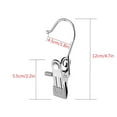 thumbnail image 2 of 20 PCS Clothespin Hat Pants Storage Hanging Travel Hook,Space-Saving Hanger Clips,Multi Function Clip Hooks,Portable Stainless Steel Laundry Hanging Hooks Clips for Closet,Towel,Boot,Sock,Glove, 2 of 9