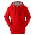 thumbnail image 5 of Men's Cotton Hoodie Soft Plush Pullover Hooded Sweatshirts, 5 of 5