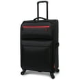 thumbnail image 3 of (2 pack) Protege Trulite 26" Softside Upright Luggage, Black, 3 of 12