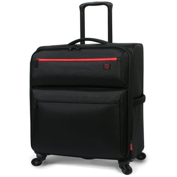 Protege Trulite 26" Lightweight Check Luggage Black, 26" x 9.5" x 17", 7.4lbs