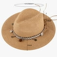 thumbnail image 6 of COOPLUS Womens Summer Straw Hat Wide Brim Foldable Panama Sun Protection Hat for Women, 6 of 6