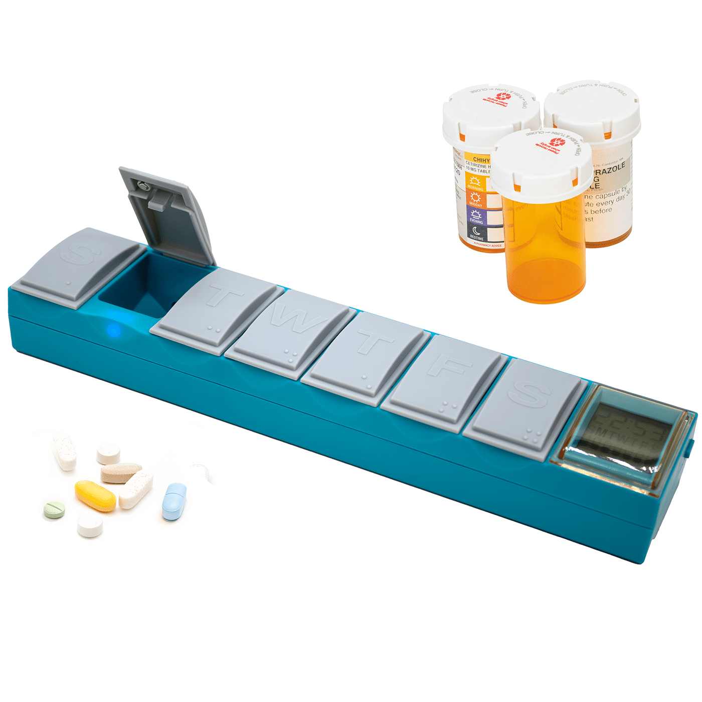 e-pill Sync Portable Smart Self-Learning Pill Organizer